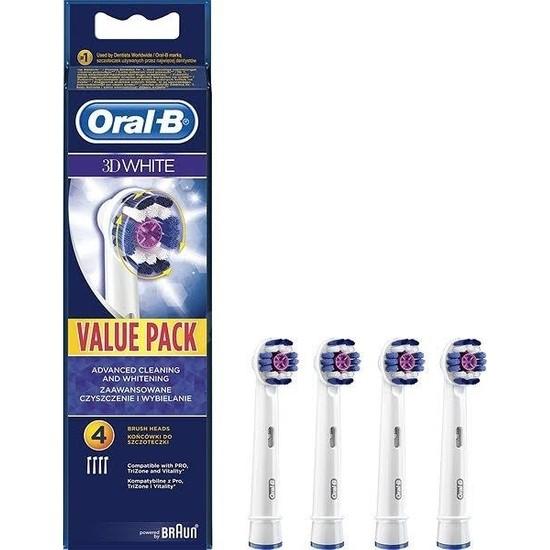 

Oral-B 3dwhite 4 насадки, выгодная упаковка