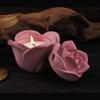Rose Flower Resins Jar Molds 3D Rose Flower Resins Molds with Lid for Making Candle Cup Holder Jewelry Storage Jar