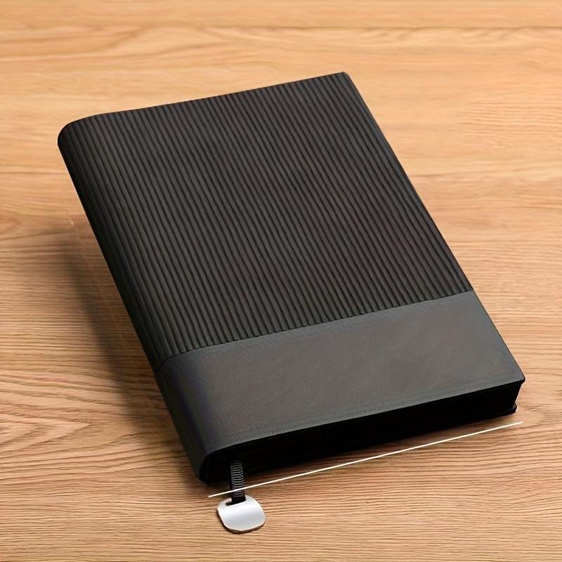 

Notebook with a High-Quality Imitation Leather Cover,A5 Size Daolin Paper 100 Sheets,Suitable for Daily Office, Business Meeting чёрный