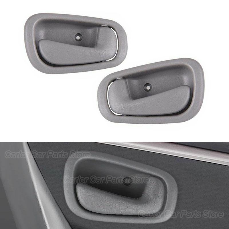 Car Interior Door Handle Gray Inner Door Open Handles for Toyota Corolla Geo Prizm 1998 1999 2000 2001 2002 69206-02050