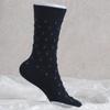 Monfoot Small Pattern Formal Socks Navy