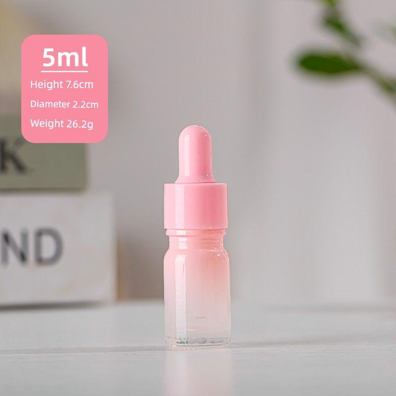 30ml Dropper Essential Oil Bottle Portable Dispensing Cosmetic Bottle 20ml Empty Glass Bottle Skin Care Products Essence Bottle 5ml Powder Ring Powder Glue Head