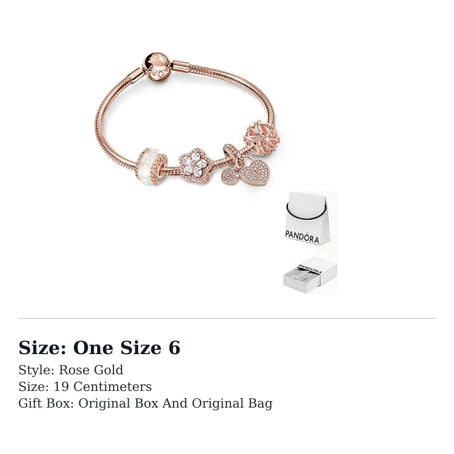 Pandora Alloy Synthetic Cubic Zirconia Bracelets Women's ZT1006