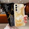 Funda con Patrón de Mármol Para Samsung S26 Ultra S25 Edge S24 S23 Plus S22 S21 FE A15 A16 A17 A35 A36 A54 A55 A56 A57 5G Textura de Cuero Funda Suave