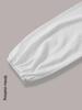 Women's 2025 White Lace-Up Button Ruffle Dress