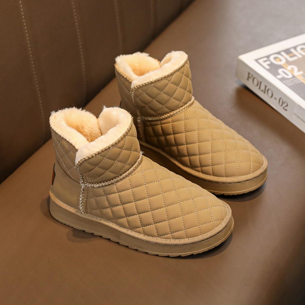 

Зимние бархатные утолщенные противоскользящие амортизирующие хлопковые ботинки для женщин 41 хаки