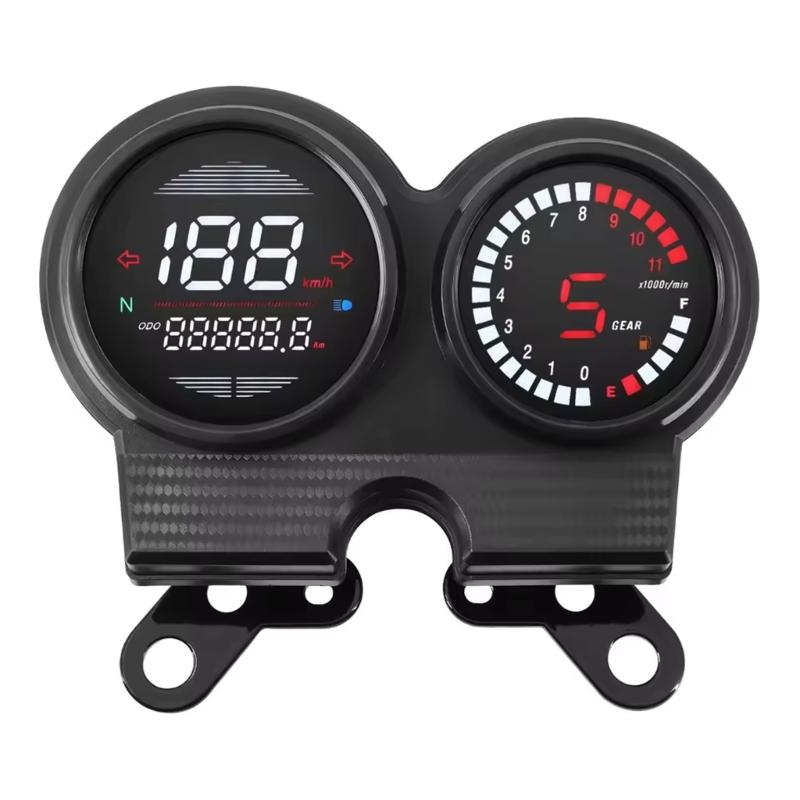 

IP65 Waterproof Motorcycle Tachometer Odometer Quick Response Speedometer Long Lifespans Design 1