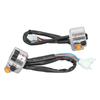 Pair Motorcycle Handlebar Switch Assembly Universal for 50cc 22mm Handle Grip Scooter Disc Brake