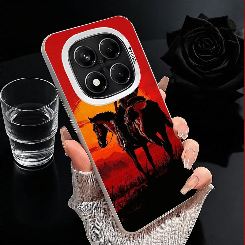 Red Dead R-Redemption Soft Phone Case for Xiaomi Redmi Note 13 14 15 Pro Plus 12S 12 11S 11 11T 10S 10 Shockproof Cover Back She