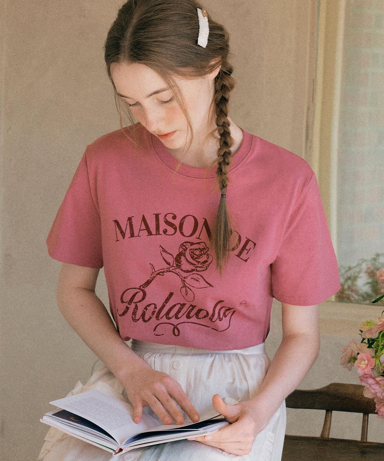 Lora Lora Rose Half T-Shirt Pink Pink/S