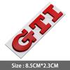 YKPSC1 3D Metal GTI Grill Emblem Badge Rear Trunk Decal Car Sticker for Volkswagen VW Golf 5 6 7 8 MK2 MK3 MK4 MK5 MK6 MK7 Accessories
