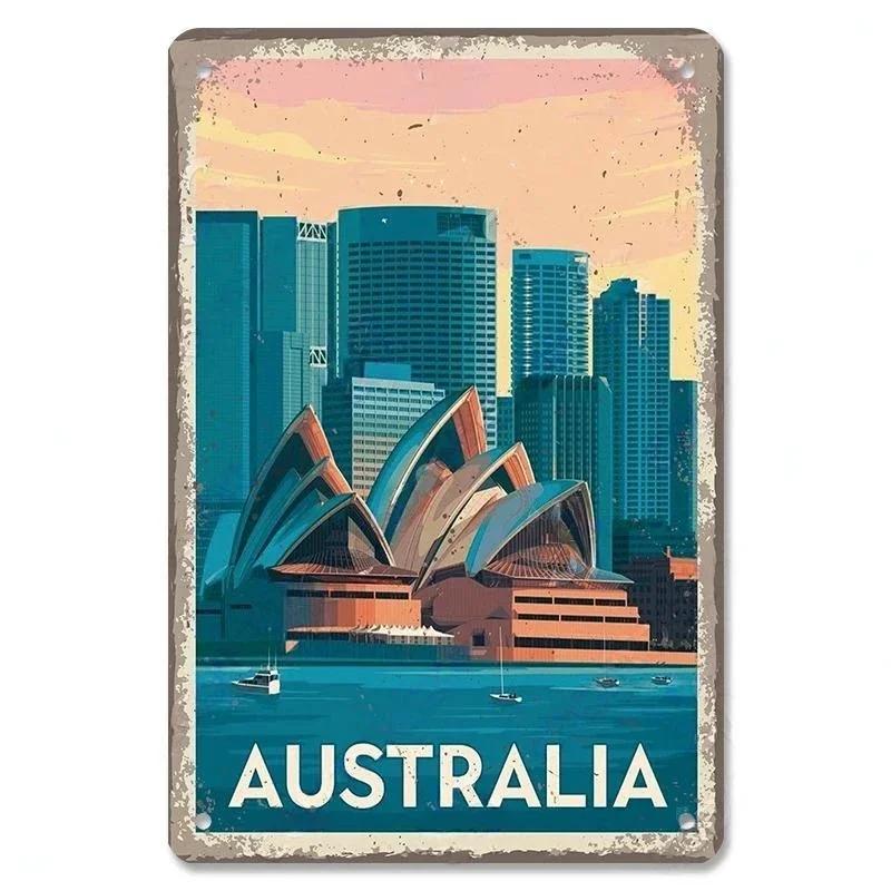 Vintage BERLIN LONDON MONACO Lissabon Stadtposter Metallschild Plakette Platte Dekor Für Werkstatt Man Cave Bar Pub Hotel Wanddeko