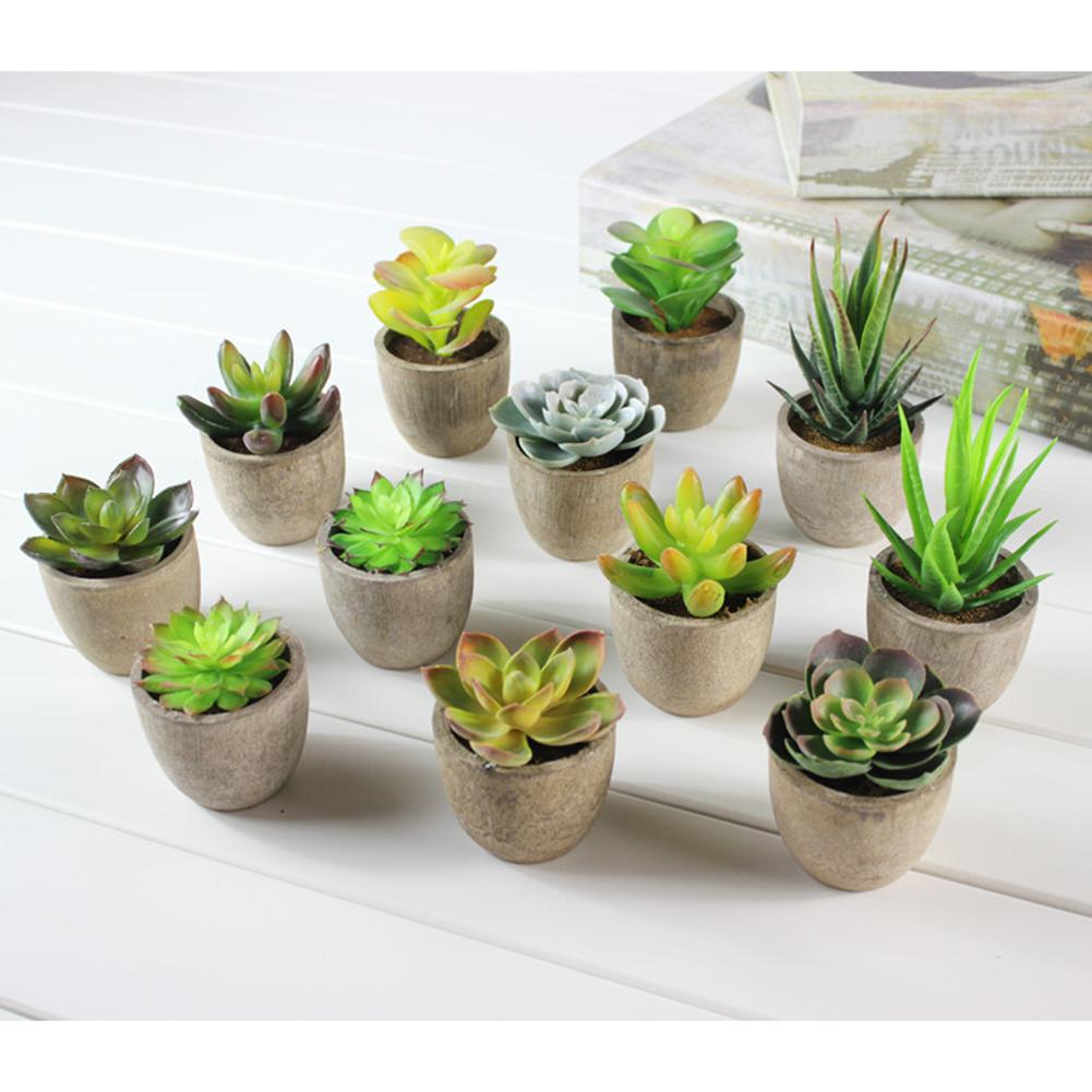 Simulate Potted Plant Cute Microlandschaft Home Office Hotel Decoration