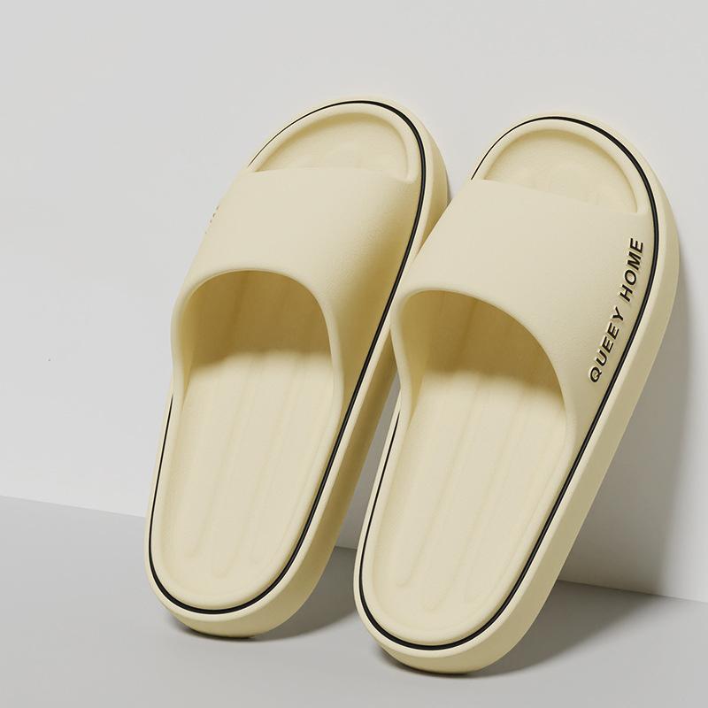 

Мужские тапочки-шлепанцы, подходящие для лета, для дома, для помещения, для ванной комнаты - противоскользящие, на толстой подошве 40-41