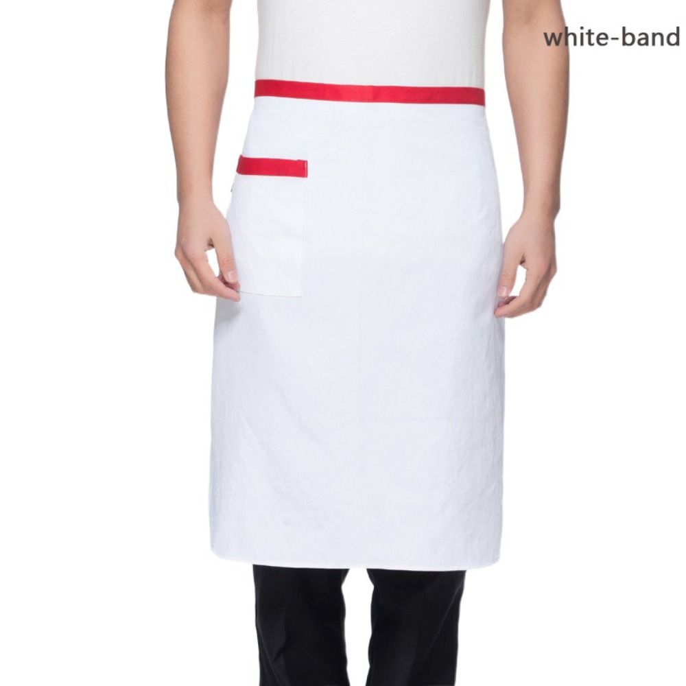 Chef Apron Back Kitchen Chef Apron Half Body Men's Hotel Restaurant Restaurant Kitchen Work Wear Short Work Clothes Thick Apron