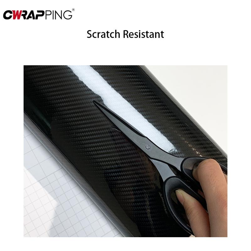 1.5Mx2M/3M/6M Roof Hood Door Car Film Covering 5D Carbon Fiber Vinyl Wrap Off-road Vehicle Waterproof Film for Auto Accessories