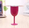 Stainless Steel High Stem 10oz Double Wall Champagne and Cocktail Glass