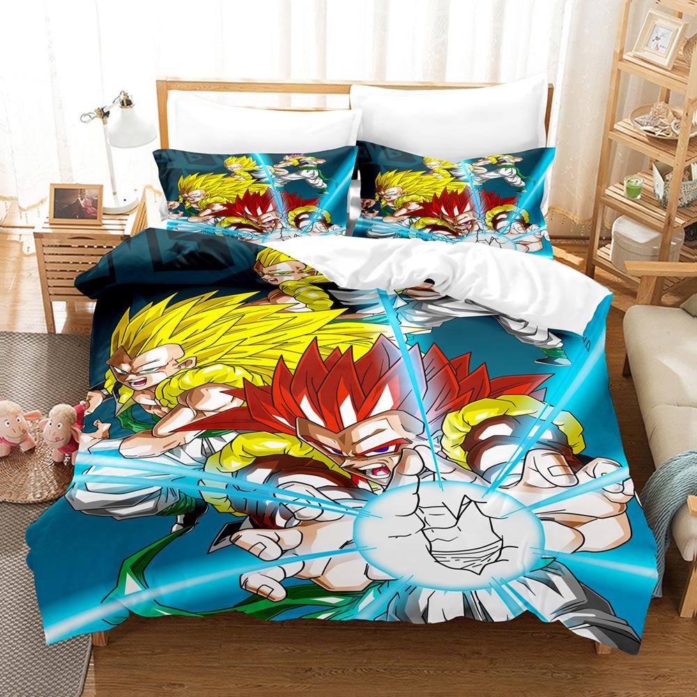Animation Bedding Kit, Series 3D Digital Printing Three-Piece Set