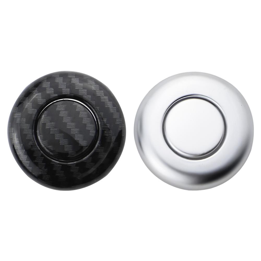 Für Volkswagen T-Roc TROC 2018 2019 2020 2021 2022 2023 ABS Carbon Fiber Matte Kopfstütze Kopfstütze Einstellung Abdeckung trim Innen Zubehör