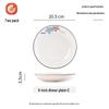 Jingdezhen Ceramic Dinner Plate Set