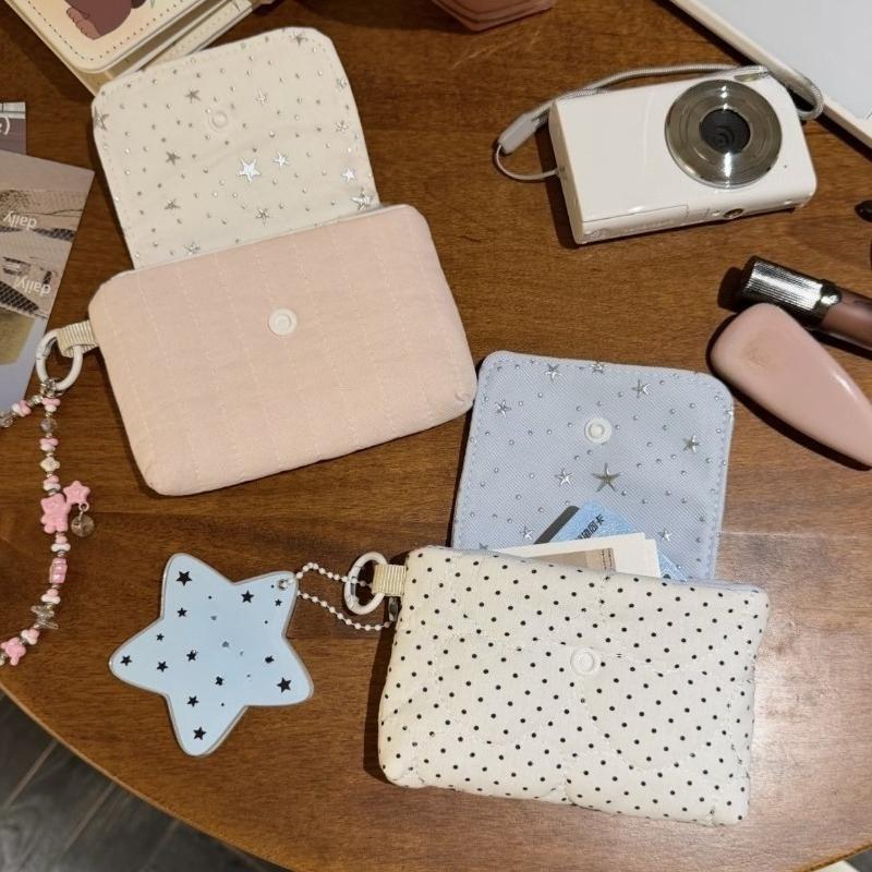 Cute Coin Money Card Purse Storage Bag for Earphone CCD Card Sanitary Pads Bag Travel for Women Girls Kawaii Wallet