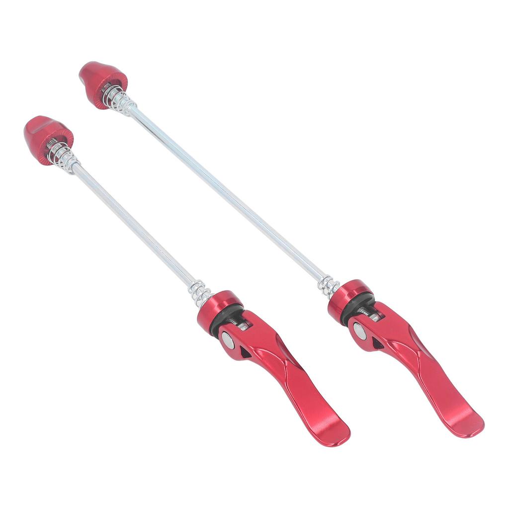 Bike Quick Release Skewers Bike Front and Rear Hub Skewers for Road Bike Mountain Bike BMX Red