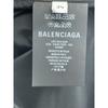 Balenciaga Black 518184 Back Logo Opera Raincoat Coat 34 blackUsed
