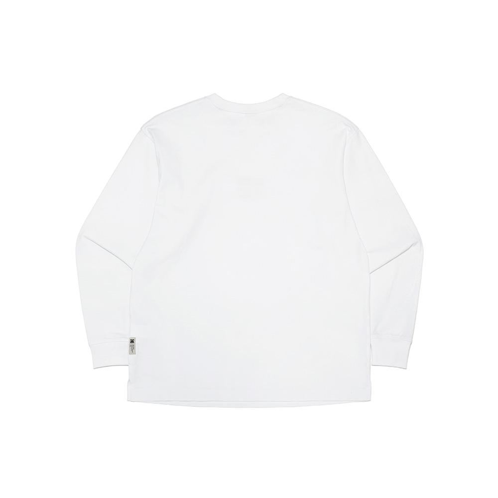 KODAK Essentials Small Wording Long Sleeve T-Shirt White