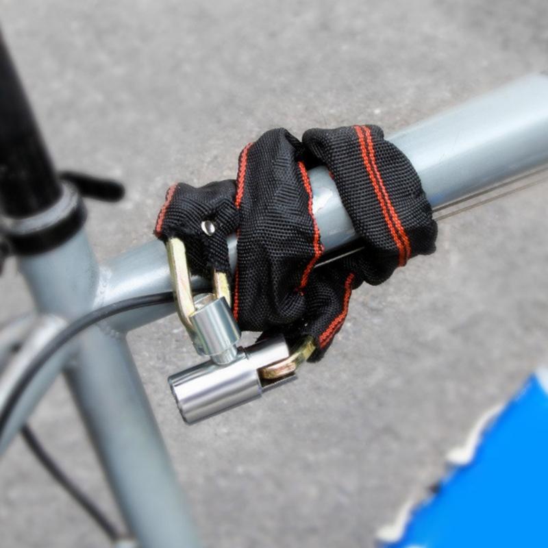 Bicycles Chain Lock, Heavy Duty Anti Theft Bike Chain Lock with 2 Key, Bicycles Chain Lock for Motorcycle Electric Bike