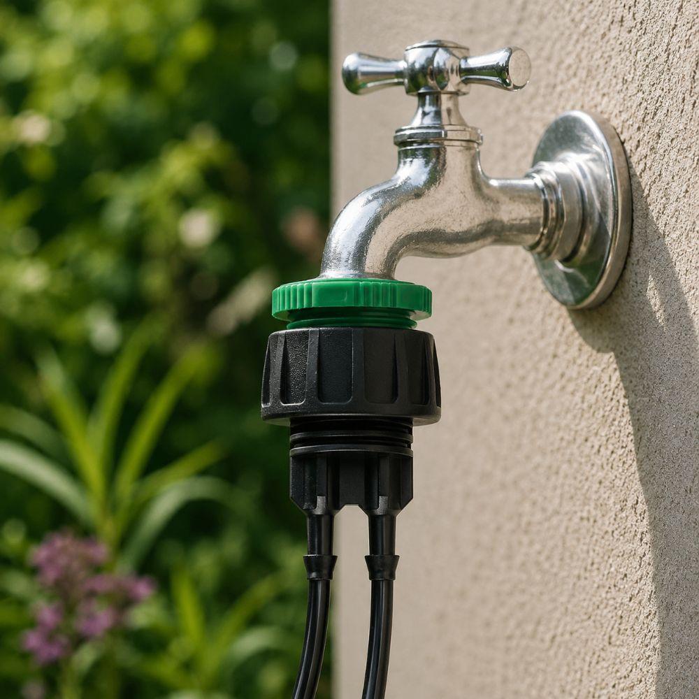 10Pcs Black and Green Garden Hose Quick Connector ABS Irrigation Fitting  Outdoor Watering Systems