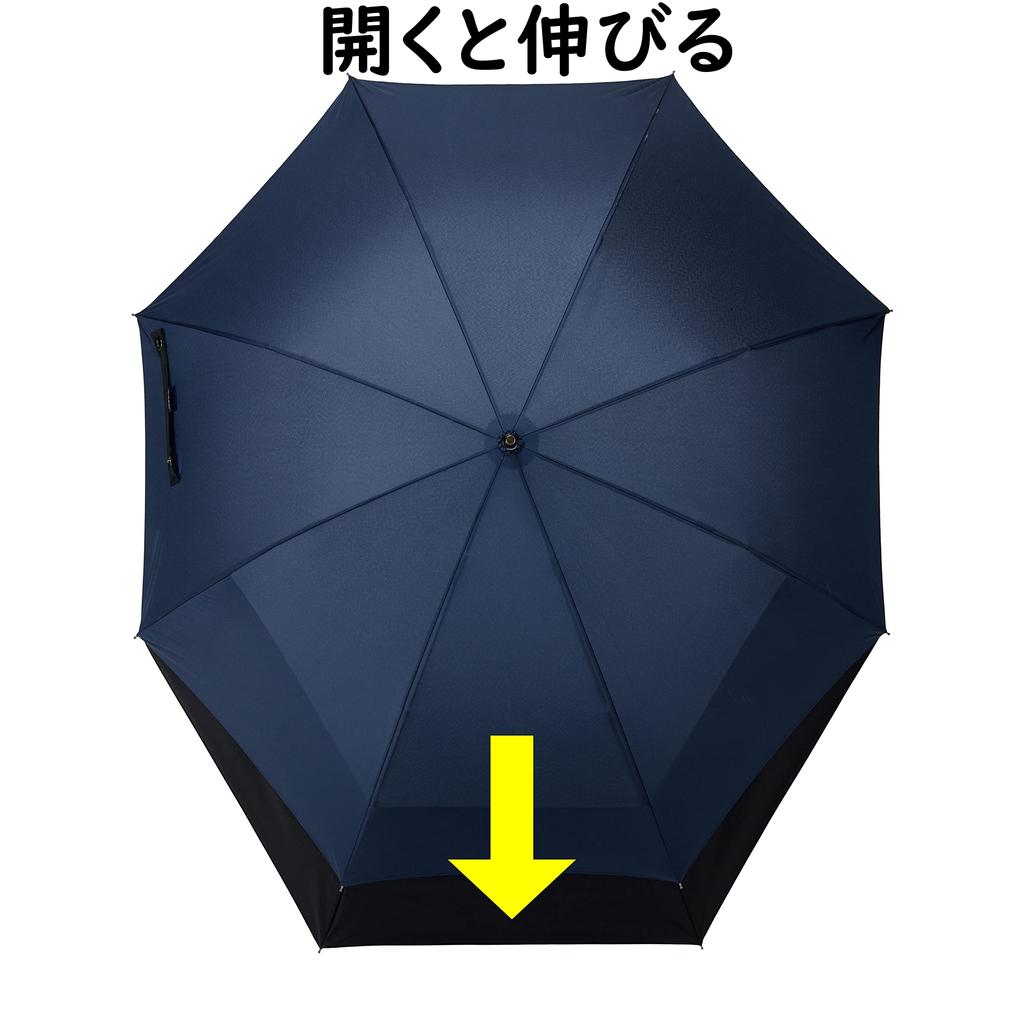 Mabu Folding Umbrella with Long Back Lightweight Indigo Extendable Bag Shield UV Mini Stylish and Popular Parasol for Men and Lightweight and Suitable