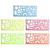 Template Drawing Ruler Mathematical Geometry Wavy Line Ruler Drafting Supplies Template Rulers