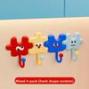 Cute Dopamine Puzzle Hook New Creative Suction Cup Hooks Bathroom Door Behind Hanger Bathroom Kitchen Towel Hanging Sticky Hook