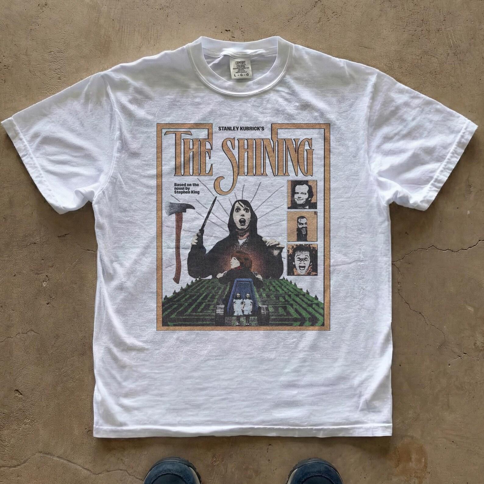 The Shining Movie Poster T-Shirt | Horror Film Graphic Tee | Stanley Kubrick Film S