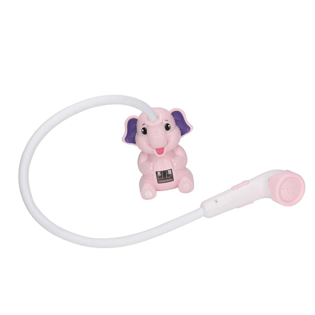 Babybadewanne Duschkopf mit Thermometer Tierförmiges IPX7 wasserdichtes flexibles Schlauch-Wassersprühspielzeug