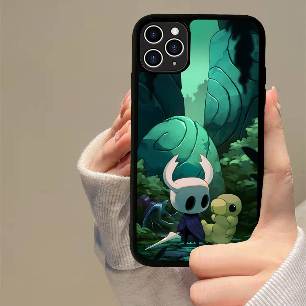 Popular Game H-Hollow K-Knight S-Silksong Phone Case For iPhone 17 16 Pro Max Air 13 12 Mini 14 15 Plus 11 PC+TPU Back Cover