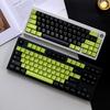 Cherry Profile 253 Keys Toxic Keycap Set Double Shot ABS Keycaps for Gateron MX Switches Mechanical Gamer Keyboard