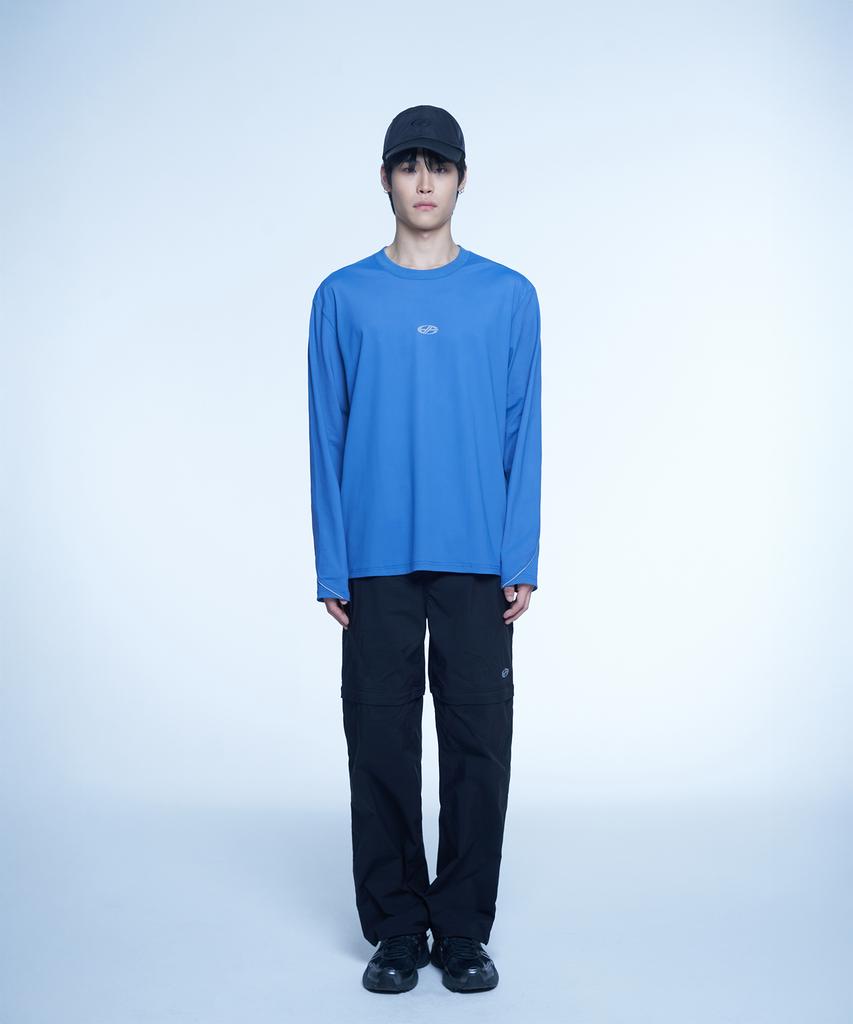 Hyeonpiteu Signature Detail Long Sleeve-[Blue]
