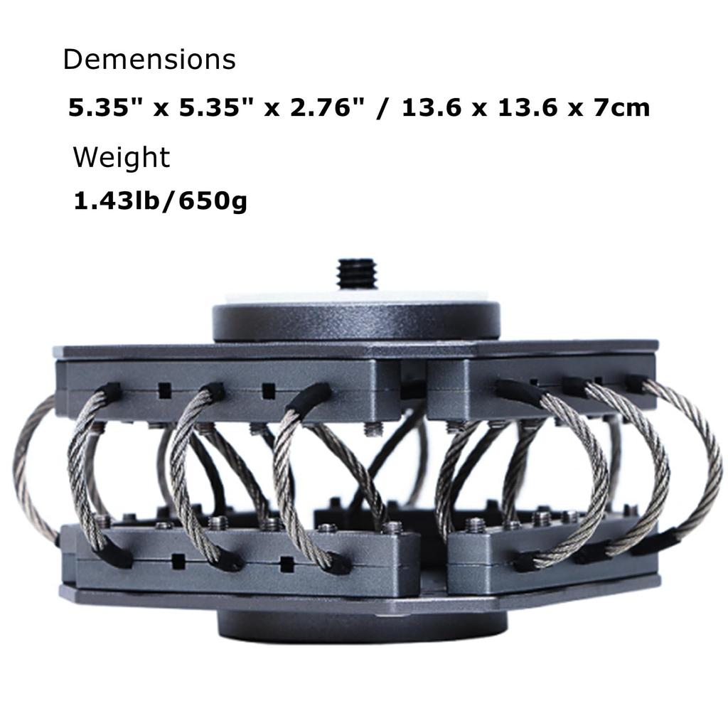 Isolator Cradle lb Payload for DJI RS 4 RS 4 Pro RS 3 RS 3 Pro RS 3 Mini RS2 RSC 2 Gimbal Handheld Stabilizers Came-TV Head, 17.6 (8 kg) / / / / / /