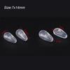10Pairs(20pcs) Hard Core Soft Air Chamber Silicone Nose Pads Screw Push Eyewear Glasses Accessories