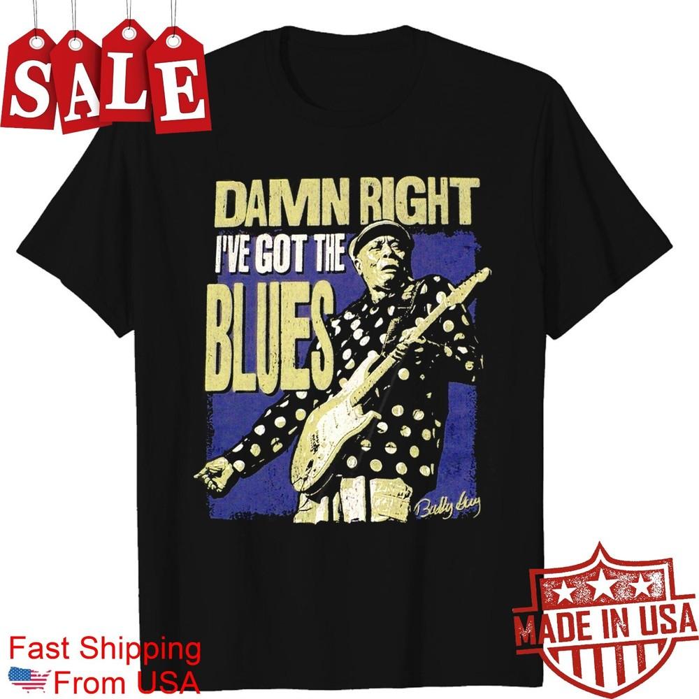 Buddy guy damn right Gift For Fans Unisex All Size Shirt Unisex T-Shirt XXXXL 1990₽