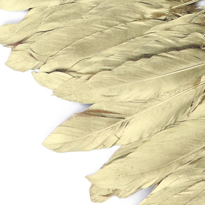 Selected High-Quality Gold-Sprayed Goose Feather Cloth With 15-20Cm Clothing Diy Color Wedding Accessories Clothing Accessories