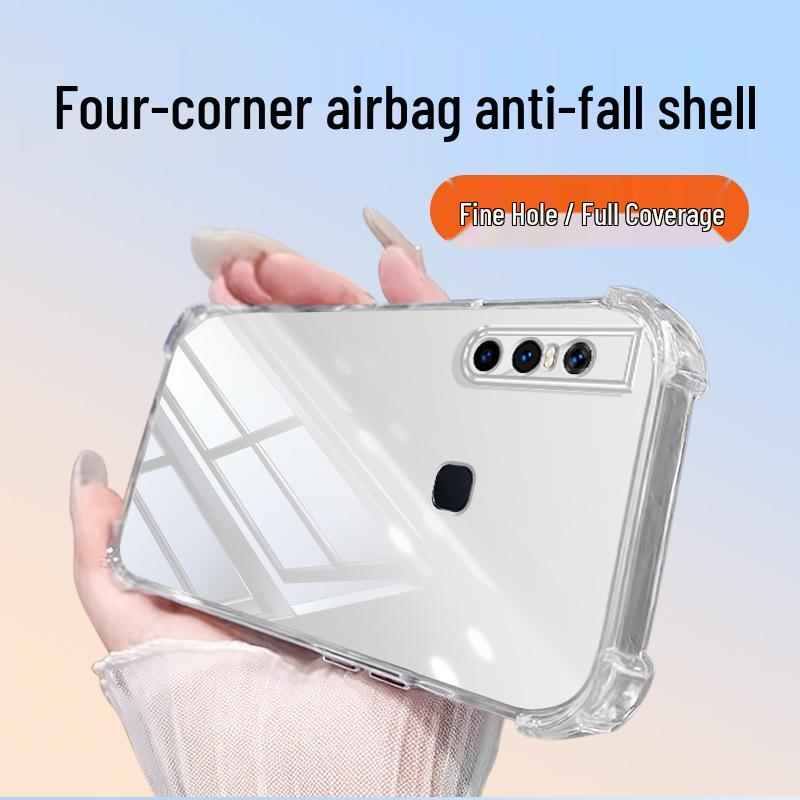 

Compatible with vivo S1/S1 Pro Transparent Phone Case - Anti-drop TPU, Air Cushion Corners, Full Coverage, High-end Minimalist Design. vivo S1 Pro прозорий