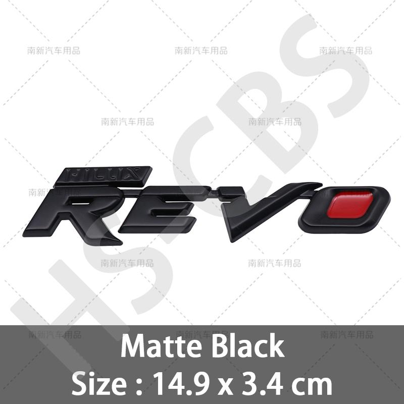 1Pc 3D ABS Car Stickers Hilux Revo Word Emblem Rear Trunk Badge Logo Car Body Fender Decor Tailgate Decal Stickers