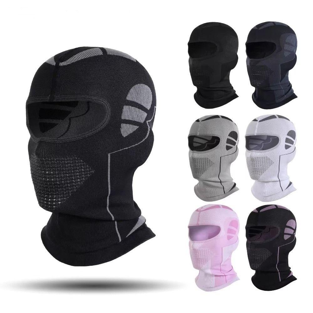 Breathable Motorcycle Balaclava Face Cover High Stretchy Helmet Hood Cycling Bike Scarf  Winter Ski