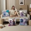 My Happy Marriage Pillow Covers Cartoon Sofa Decorative Home Double-sided Printing Short Plush Cute Cushion Cover