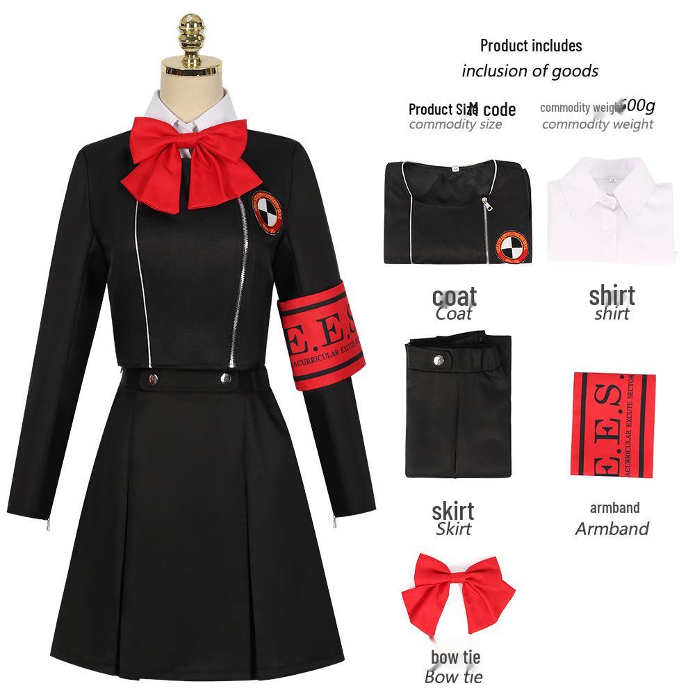 

Костюм для косплея школьной формы старшей школы Гэккоукан - Юки Рё Persona 3 Хэллоуин Сценический наряд Large