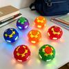 Led Magic Press To Spin Stress Relief Fidget Balls Autism Adhd Focus Quiet Cool Gadgets Unique Gifts For Kids & Adults