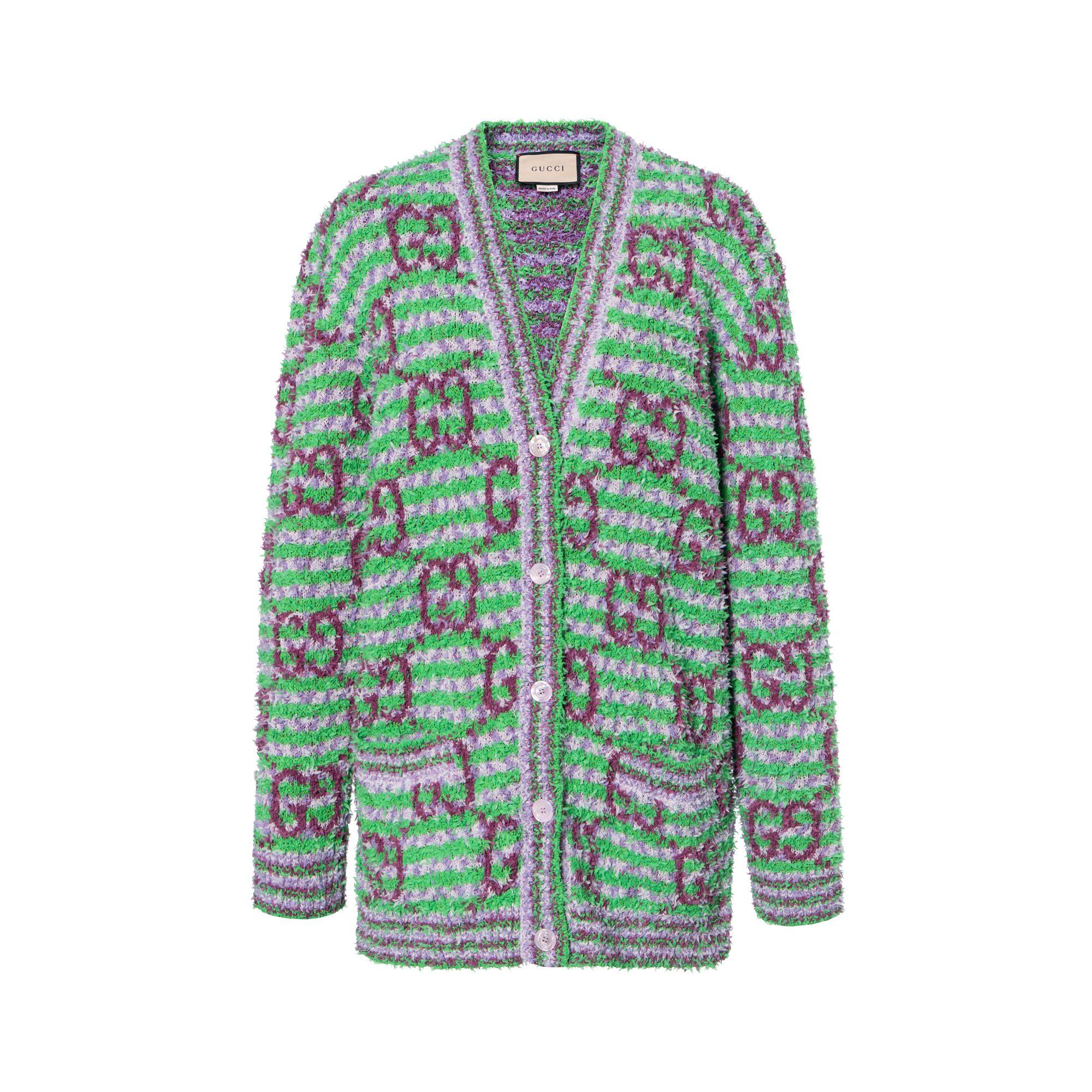 Previous Season GG-intarsia cardigan 692416-XKCAL-3579 S