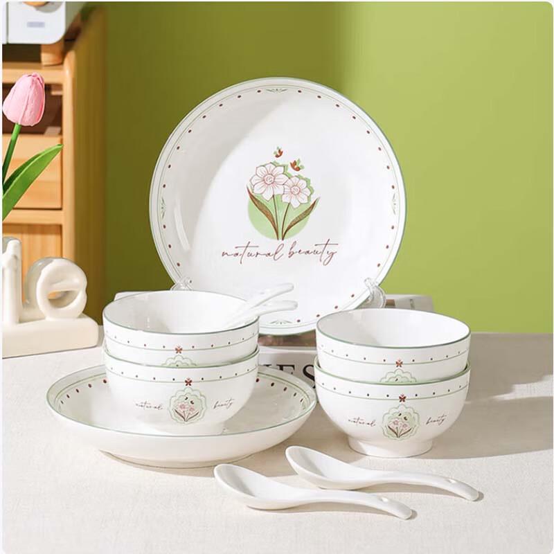 Tang Hui 10-Piece Ceramic Dinnerware Set